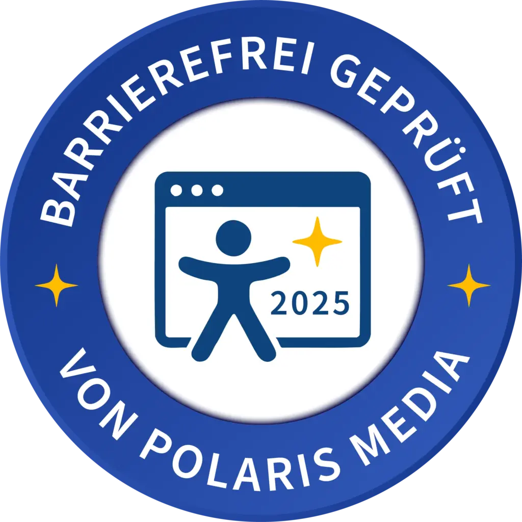 Barrierefrei gepr&uuml;ft von Polaris Media